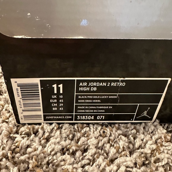 2007 Nike Jordan 2 Retro High DB Doernbecher II Sz 11 318304-071 - Picture 9 of 10